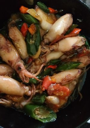 Foto resep Cumi asin cabe ijo
