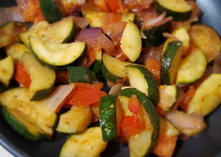 Easiest Way to Prepare Super Quick Homemade Mexican style zucchini