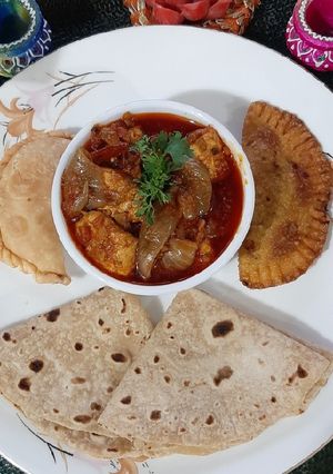 पनीर दो प्याजा ढाबा स्टाईल रेसिपी चे मुख्य फोटो 