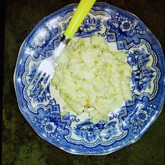 Cheesy & creamy white sauce pasta🍜 A picture of Cheesy & creamy white sauce pasta🍜.