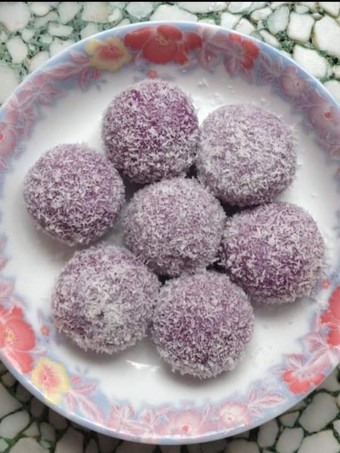 Resep Klepon ubi ungu Irit Anti Gagal