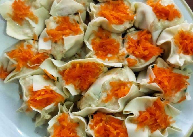 Resep Dimsum Ayam Dan Udang Yang Simple Oleh Mamik Ratnasari Cookpad