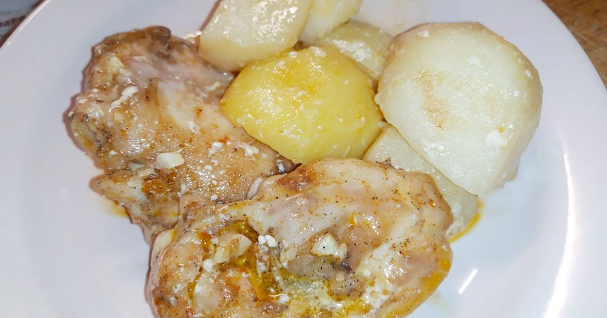 Бедро куриное в рукаве в духовке с картошкой рецепт с фото в рукаве