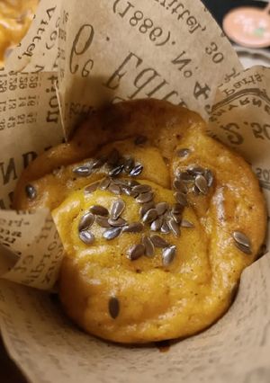 Une photo de 🍁Muffin au Potimarron