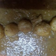 A picture of Dum Aloo.