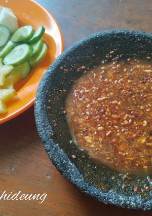 Foto resep Rujak Uleg Bumbu kacang