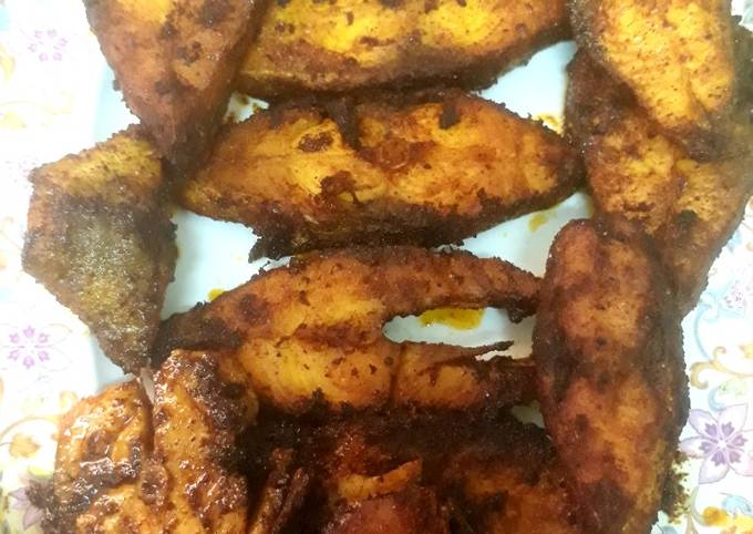 Steps to Make Ultimate Quick fish fry masala 😊