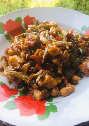 Foto resep Tumis pedas teri dan tahu