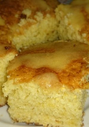 صورة لوصفة كيكة البسبوسه بالبرتقال 🍊