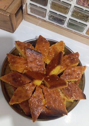 عکسی از دستور کیک شربتی