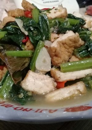 Foto resep Oseng-oseng Sawi Tahu