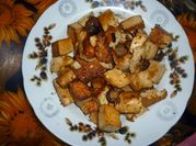 Una foto de tofu a la plancha