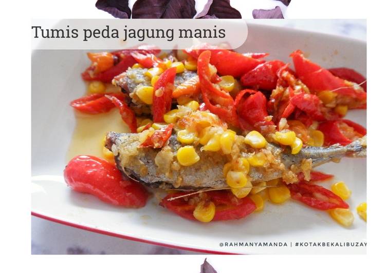 Tumis peda jagung manis