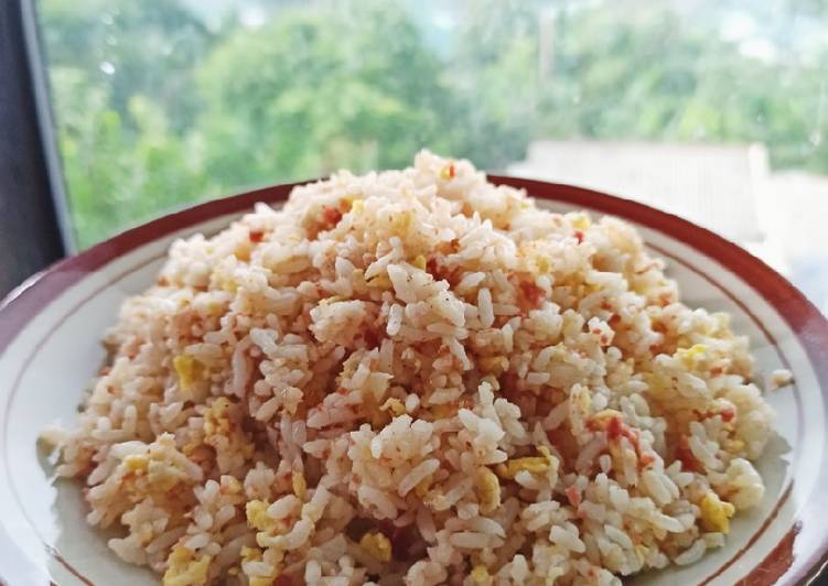 Garlic Butter Fried Rice With Corned Beef