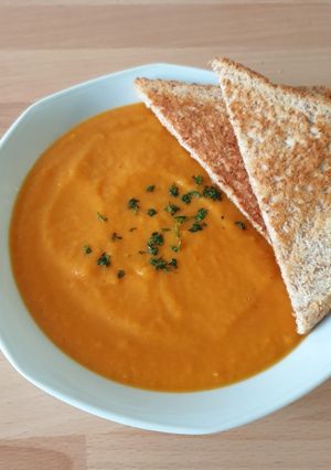 Une photo de Velouté de carotte