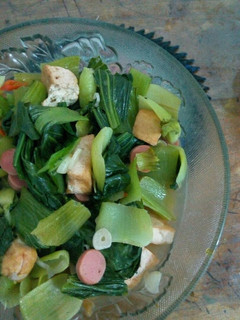 Foto resep Cah pokcoy tahu sosis