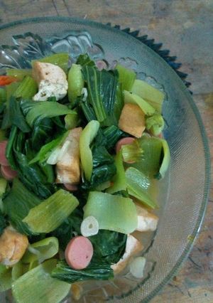 Foto resep Cah pokcoy tahu sosis