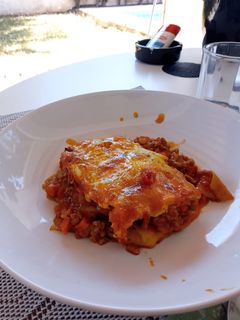 Una foto de Lasaña de calabacín