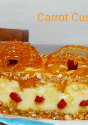 A picture of Carrot and Nuts Custard.