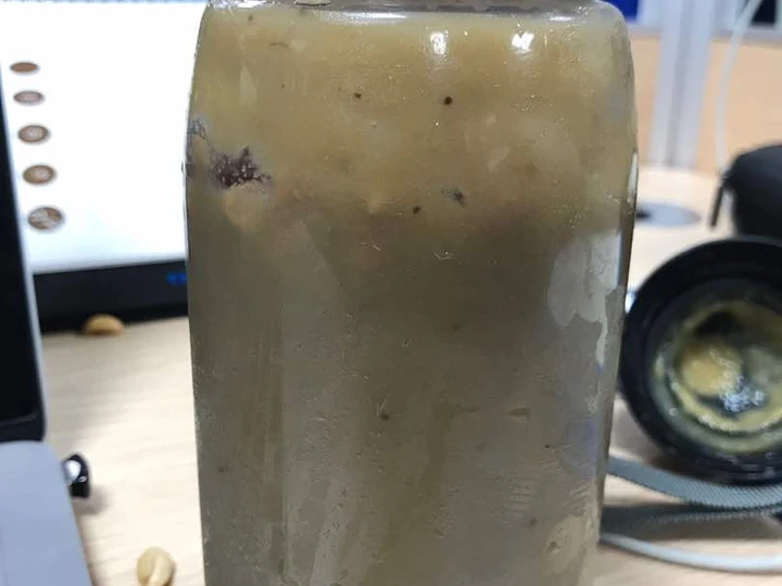 Easy Steps to Make Recipe Smoothie(red apple,banana and grountnut) that is Awesome, So Delicious}