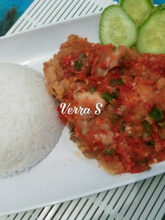 Foto resep Ayam geprek special ala bunda Verra 😊