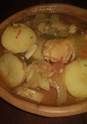 Una foto de Chupín de pollo a la naranja
