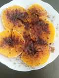 Arancia con zucchero di canna e whisky