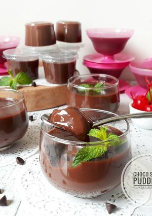 Foto resep Silky Choco Pudding