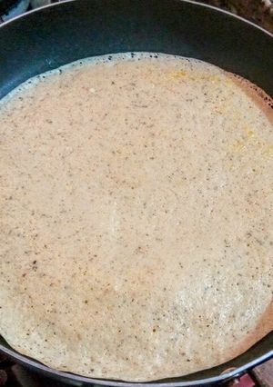 Una foto de CREPAS de Avena🌾con Cremosino de Zaatar y Mozzarella...!