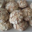 Galletas de almendras Sésamo /comida de Marruecos