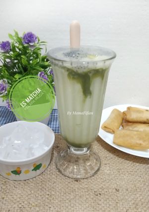 Foto resep Es Matcha Kelapa Muda