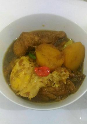 Foto resep Semur tahu, kentang, telur