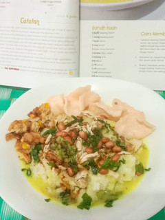 Foto resep Bubur ayam kuah kuning