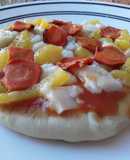 Pizza en pan turco🍕