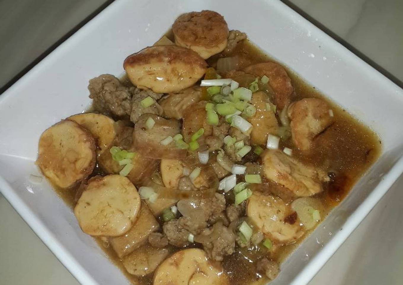 Tofu daging cincang