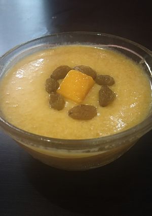 आम की पुडिंग (aam ki pudding recipe in Hindi) रेसिपी मुख्य फोटो