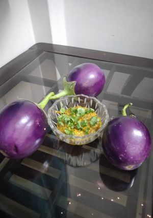 A picture of Baingan ka Bharta.