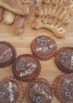 Une photo de Des petits gâteaux au crème de chokola café