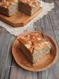 Banana Cake with Almond Slice