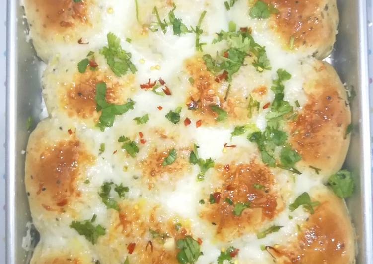Steps to Prepare Quick Pull apart cheesy pav