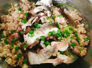 Hình của món Cá hấp cuốn bánh tráng.