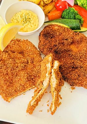 Chicken Schnitzel রেসিপির প্রধান ছবি