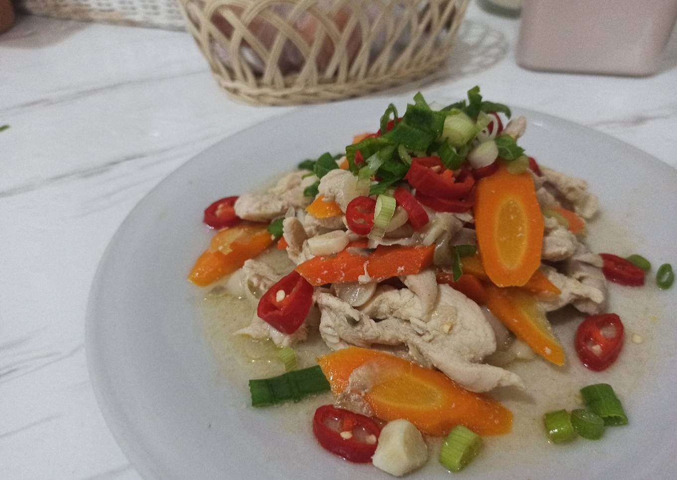 Tumis Ayam Jamur