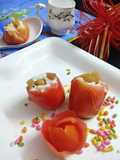 Baked Tomatoes with Rabdi