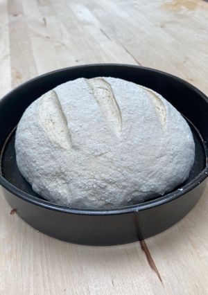 A picture of 350g Sourdough Loaf.