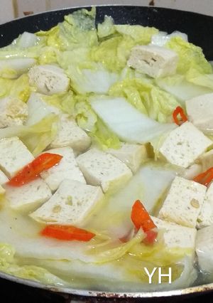 Foto resep Sop Tahu Sawi