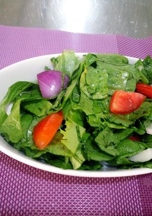 A picture of Green/Garden Salad #Valentineideacontest#kano#.