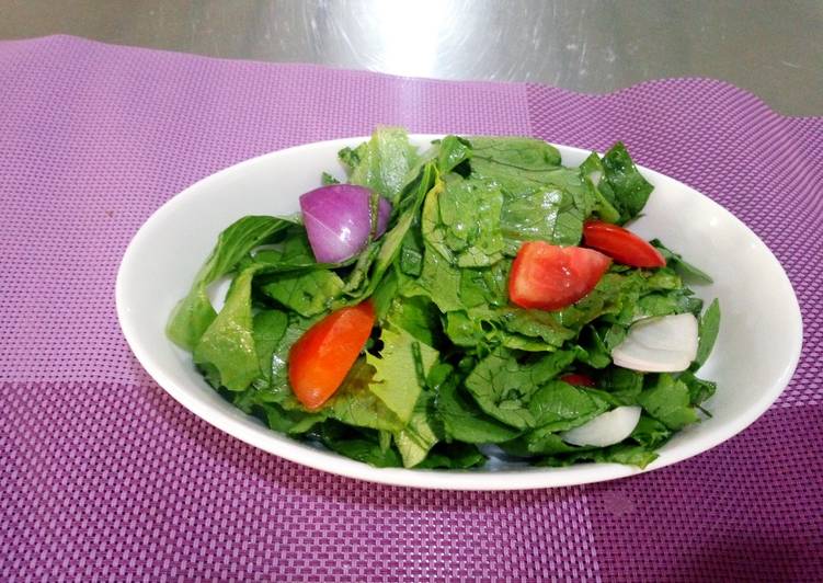 Easiest Way to Prepare Super Quick Homemade Green/Garden Salad #Valentineideacontest#kano#