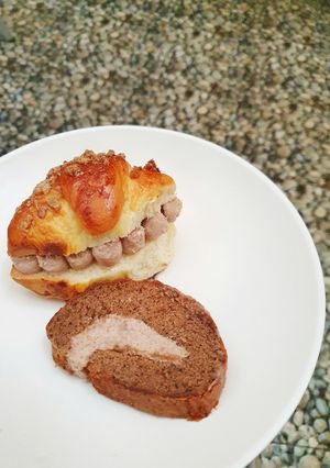 Foto resep Chigiri Pan w/ Milo Crumbs & Cream