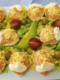 Una foto de Huevos rellenos